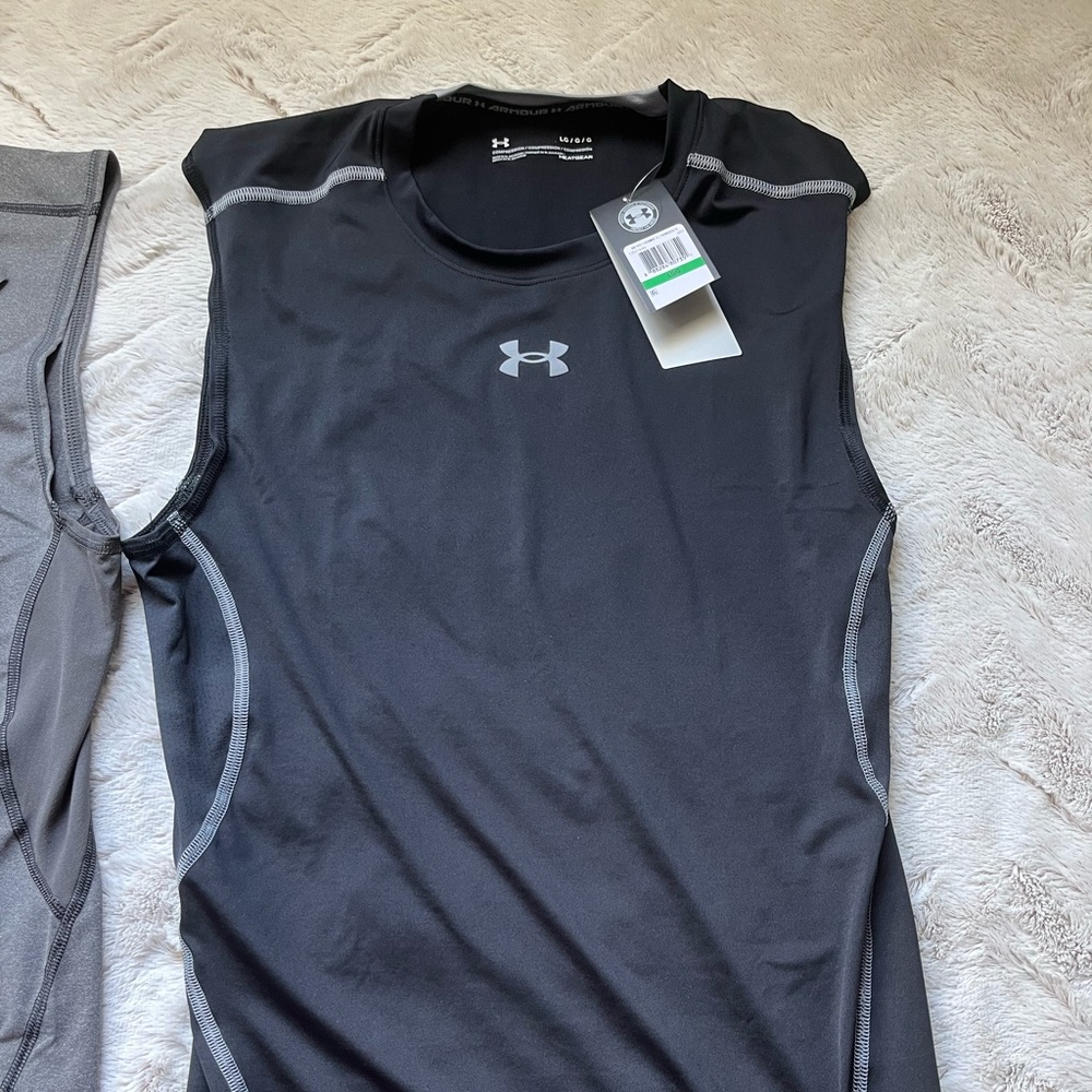 2 Under Armour compression Tanks NWT